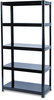 A Picture of product SAF-5245BL Safco® Boltless Shelving Steel Five-Shelf, 36w x 18d 72h, Black