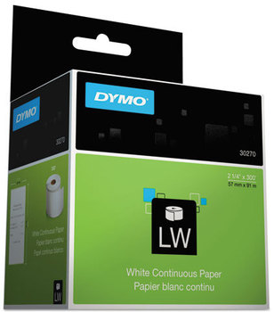 DYMO® LabelWriter Continuous-Roll Receipt Paper,  3 1/2 x 300, White
