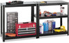 A Picture of product SAF-5246BL Safco® Boltless Shelving Steel Five-Shelf, 48w x 18d 72h, Black