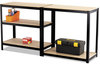 A Picture of product SAF-6245BL Safco® Boltless Shelving Steel/Particleboard Five-Shelf, 36w x 18d 72h, Black