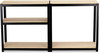A Picture of product SAF-6245BL Safco® Boltless Shelving Steel/Particleboard Five-Shelf, 36w x 18d 72h, Black