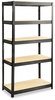 A Picture of product SAF-6245BL Safco® Boltless Shelving Steel/Particleboard Five-Shelf, 36w x 18d 72h, Black