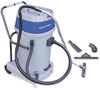 A Picture of product MFM-WVP20 Mercury Floor Machines Storm Wet/Dry Tank Vac,  Dual Motor, 20 Gallon Poly Tank, Gray