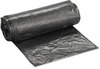 A Picture of product IBS-S243306K Inteplast Group High-Density Commercial Can Liners,  24 x 33, 16gal, 6mic, Black, 50/Roll, 20 Rolls/Carton