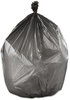 A Picture of product IBS-S243308K Inteplast Group High-Density Commercial Can Liners,  24 x 33, 16gal, 8mic, Black, 50/Roll, 20 Rolls/Carton