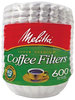 A Picture of product MLA-631132 Melitta® Basket Style Coffee Filters,  Paper, 8 to 12 Cups, 7200/Carton