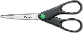 Westcott® KleenEarth® Scissors,  7" Long, Black