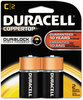 A Picture of product DUR-MN1400B2 Duracell® CopperTop® Alkaline Batteries with Duralock Power Preserve™ Technology,  C, 2/Pk