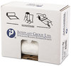 A Picture of product IBS-SL4046XHW2 Low-Density Commercial Can Liners, 45 gal, 0.7 mil, 40" x 46", White, 100/Case