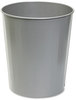 A Picture of product SAF-9604CH Safco® Round Wastebaskets, Steel, 23.5qt, Charcoal