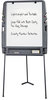 A Picture of product ICE-30227 Iceberg Portable Flipchart Easel,  Resin, 35 x 30 x 73, Charcoal