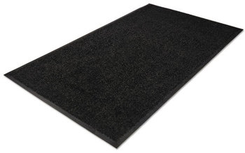 Guardian Platinum Series Walk-Off Indoor Wiper Mat,  Nylon/Polypropylene, 48 x 72, Black