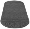 A Picture of product MLL-EGDDF030804 Guardian EcoGuard™ Double Fan Diamond Floor Mat. 36 x 96 in. Charcoal.