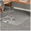 A Picture of product DEF-CM17233 deflecto® ExecuMat® Intensive All Day Use Chair Mat for Plush, High Pile Carpeting,  45x53 w/Lip, Clear