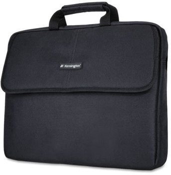 Kensington® Laptop Sleeve,  Padded Interior, Interior/Exterior Pockets, Black