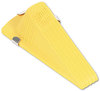 A Picture of product MAS-00967 Master Caster® Giant Foot® Magnetic Doorstop,  No-Slip Rubber Wedge, 3-1/2w x 6-3/4d x 2h, Yellow
