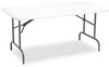 A Picture of product ICE-65213 Iceberg IndestrucTable Too™ 1200 Series Rectangular Folding Table,  60w x 30d x 29h, Platinum