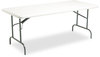 A Picture of product ICE-65223 Iceberg IndestrucTable Too™ 1200 Series Rectangular Folding Table,  72w x 30d x 29h, Platinum