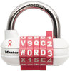 A Picture of product MLK-1534D Master Lock® Password Plus™ Combination Lock,  Hardened Steel Shackle, 2 1/2" Wide, Silver