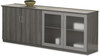 A Picture of product MLN-MVLCDLGS Mayline® Medina™ Series Low Wall Cabinet with Doors,  72w x 20d x 29 1/2h, Gray Steel, Box2