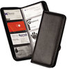 A Picture of product SAM-80850 Samsill® Professional Vinyl Business Card File,  160 Card Cap, 2 x 3 1/2 Cards, Black