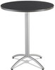 A Picture of product ICE-65668 Iceberg CaféWorks Table,  36 dia x 42h, Graphite Granite/Silver