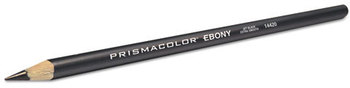 Prismacolor® EBONY Sketching Pencil,  Black Matte, Dozen