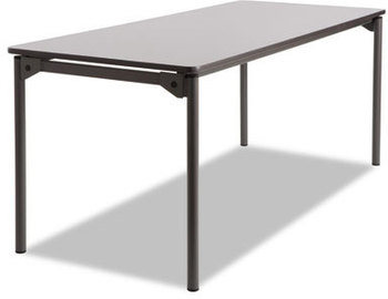 Iceberg Maxx Legroom™ Folding Table,  72w x 30d x 29-1/2h, Gray/Charcoal