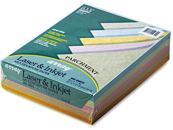 Pacon® Array® Colored Bond Paper,  24lb, 8-1/2 x 11, Assorted Parchment, 500 Sheets/Ream
