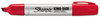 A Picture of product SAN-15002 Sharpie® King Size™ Permanent Marker,  Chisel Tip, Red, Dozen
