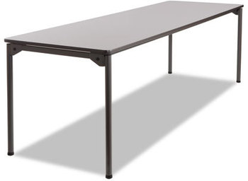 Iceberg Maxx Legroom™ Folding Table,  96w x 30d x 29-1/2h, Gray/Charcoal