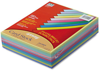 Pacon® Array® Card Stock,  65 lb., Letter, Assorted Colors, 250 Sheets/Pack