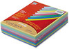 A Picture of product PAC-101195 Pacon® Array® Card Stock,  65 lb., Letter, Assorted Colors, 250 Sheets/Pack