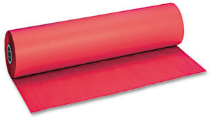 Pacon® Decorol® Flame Retardant Art Rolls,  40 lb, 36" x 1000 ft, Cherry Red