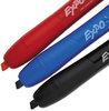 A Picture of product SAN-1741919 EXPO® Click™ Dry Erase Marker,  Chisel Tip, Assorted, 3/Set