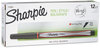 A Picture of product SAN-1742665 Sharpie® Permanent Ink Pen,  Red Ink, Fine, Dozen