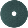 A Picture of product MMM-08405 3M™ Blue Cleaner Pads 5300 Low-Speed High Productivity Floor 12" Diameter, 5/Carton