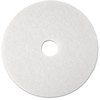A Picture of product MMM-08481 3M™ White Super Polish Floor Pads 4100 Low-Speed Polishing 17" Diameter, 5/Carton
