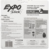 A Picture of product SAN-1751662 EXPO® Click™ Dry Erase Marker Starter Set,  Eraser/Wipes/Markers, Chisel, Asstd, 3/Set