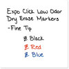 A Picture of product SAN-1751669 EXPO® Click™ Dry Erase Marker,  Fine Tip, Black, Dozen