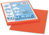 A Picture of product PAC-103424 Pacon® Tru-Ray® Construction Paper,  76 lbs., 9 x 12, Pumpkin, 50 Sheets/Pack