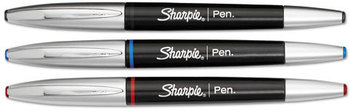 Sharpie® Grip Permanent Ink Pen,  Assorted Ink, Fine, 3/Set