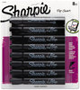 A Picture of product SAN-1760445 Sharpie® Flip Chart® Marker,  Bullet Tip, Black, 8/Card