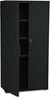 A Picture of product ICE-92551 Iceberg OfficeWorks™ Storage Cabinet,  33w x 18d x 66h, Black