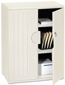 Iceberg OfficeWorks™ Storage Cabinet,  36w x 22d x 46h, Platinum