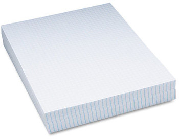 Pacon® Composition Paper,  1/4" Quadrille, 16 lbs., 8-1/2 x 11, White, 500 Sheets/Pack