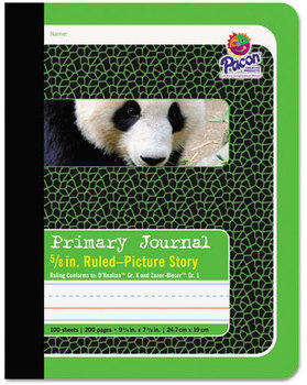 Pacon® Primary Journal,  5/8" Ruling, 9-3/4 x 7-1/2, 100 Sheets