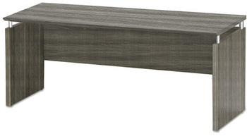 Mayline® Medina™ Series Laminate Credenza,  72w x 20d x 29 1/2h, Gray Steel
