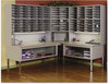 A Picture of product MLN-SR2446RPG Mayline® Mailflow-To-Go™ Mailroom System Sorters, 20 Pckt,24 x 13.25 x  46.2