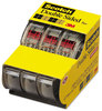 A Picture of product MMM-136 Scotch® Double-Sided Permanent Tape in Handheld Dispenser 1" Core, 0.5" x 20.83 ft, Clear